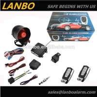 LANBO Foldable Key Remote Control Car Security System Auto Alarm System