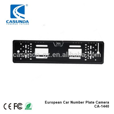 Best price European car license number plate camera, 170 degree, night vision